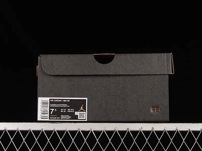 All categories Air Jordan Jordan series basketball shoes Air Jordan 1 Mid Air Jordan 1 Mid "Tartan Swoosh" AJ1 Qiao 1 plaid skirt Zhongbang basketball shoes DZ5329-001
